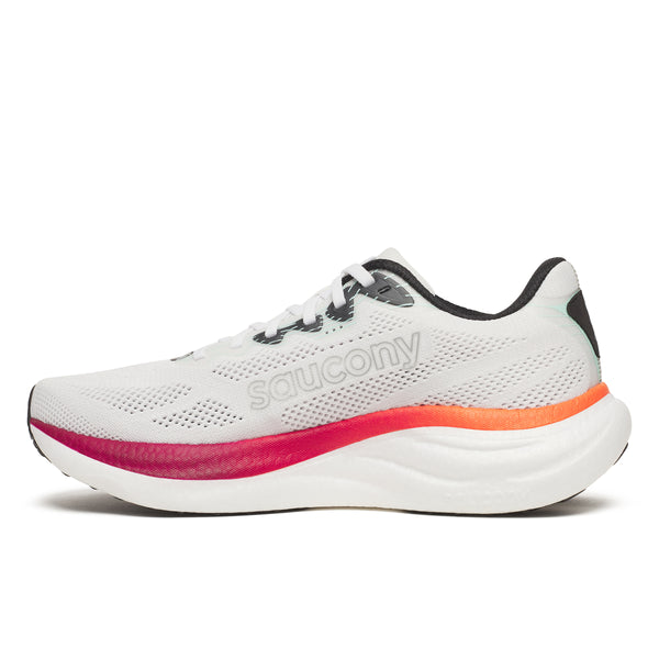 SAUCONY RIDE 19 WHITE/CRIMSON | MEN'S S21055-172