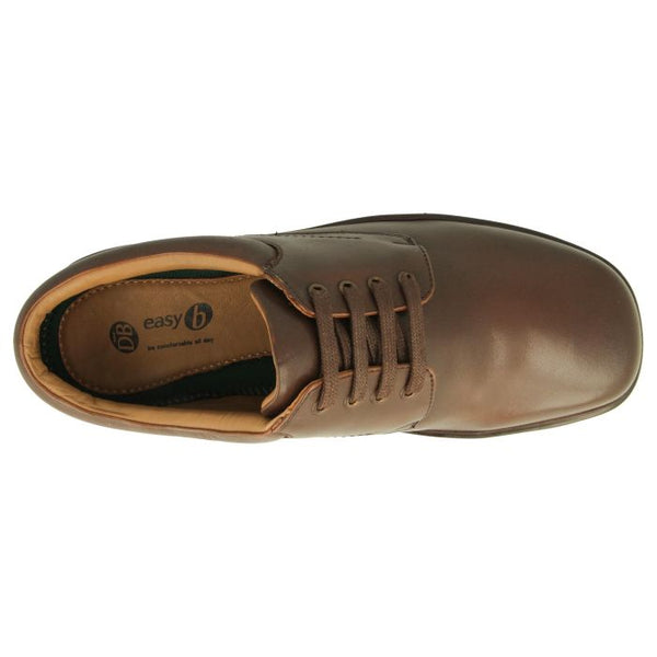 DB Shoes Mens Wide Fit Lace Up Casual Shoes - Bob 89211B