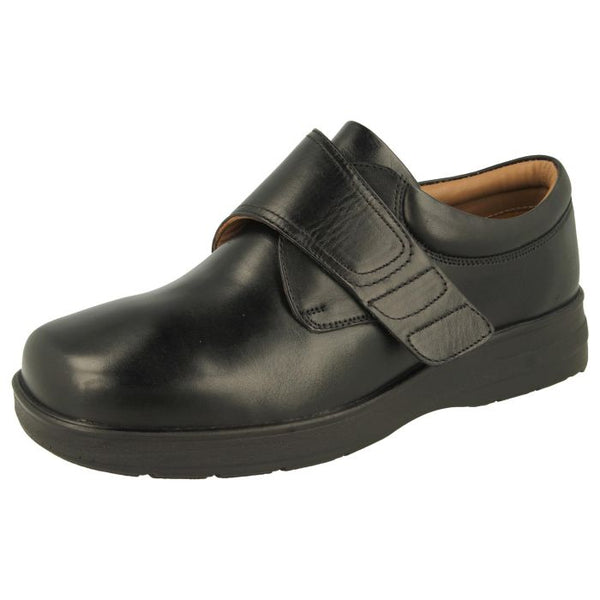 DB Shoe Mens Benny 89212A Black Leather
