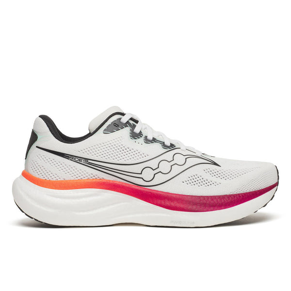 SAUCONY RIDE 19 WHITE/CRIMSON | MEN'S S21055-172